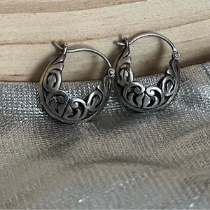 Silpada Filagree Hoop Earrings